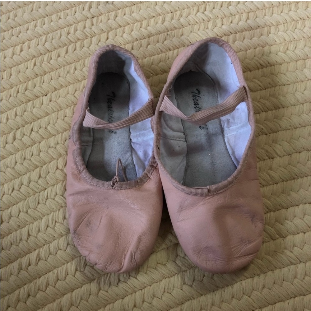 Kids Pink Ballet Shoes